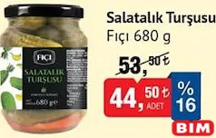 FIÇI SALATALIK TURŞUSU 680 G fiyat ve kampanya bilgisi